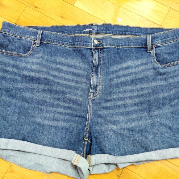Old Navy Mid-Rise Wow Jean Shorts Women 3 in Seam Size 28 New With Tag Plus Size - Picture 9 of 11